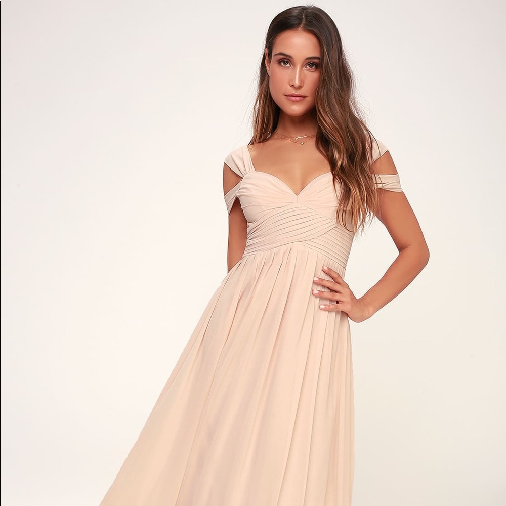Lulus Make Me Move Pink Maxi Dress